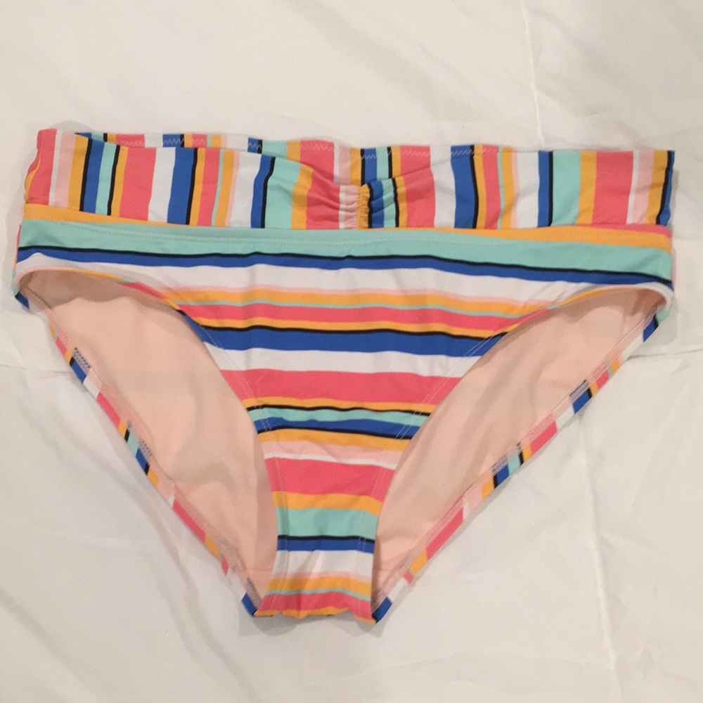Womens multi color bikini bottom